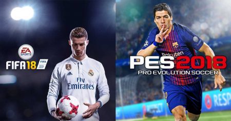 مقایسه فروش ماه اول بازی های FIFA 18 و PES 2018
