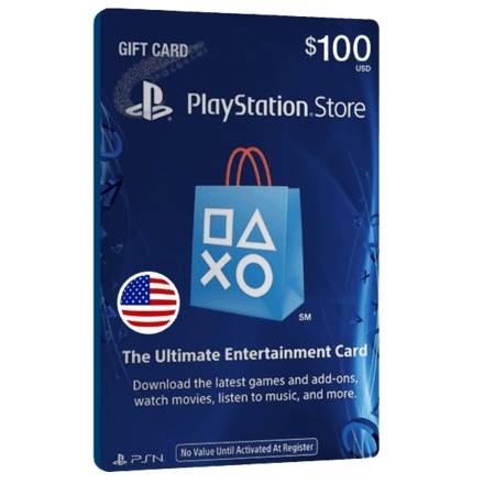 خرید گیفت کارت 100 دلاری Playstation آمریکا
