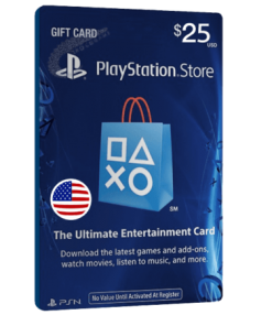 خرید گیفت کارت 25 دلاری Playstation آمریکا