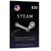 خرید گیفت کارت 20 دلاری Steam آمریکا