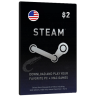 خرید گیفت کارت 2 دلاری Steam آمریکا