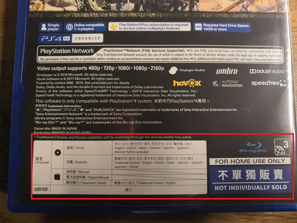 ریجن Region بازی های PS4