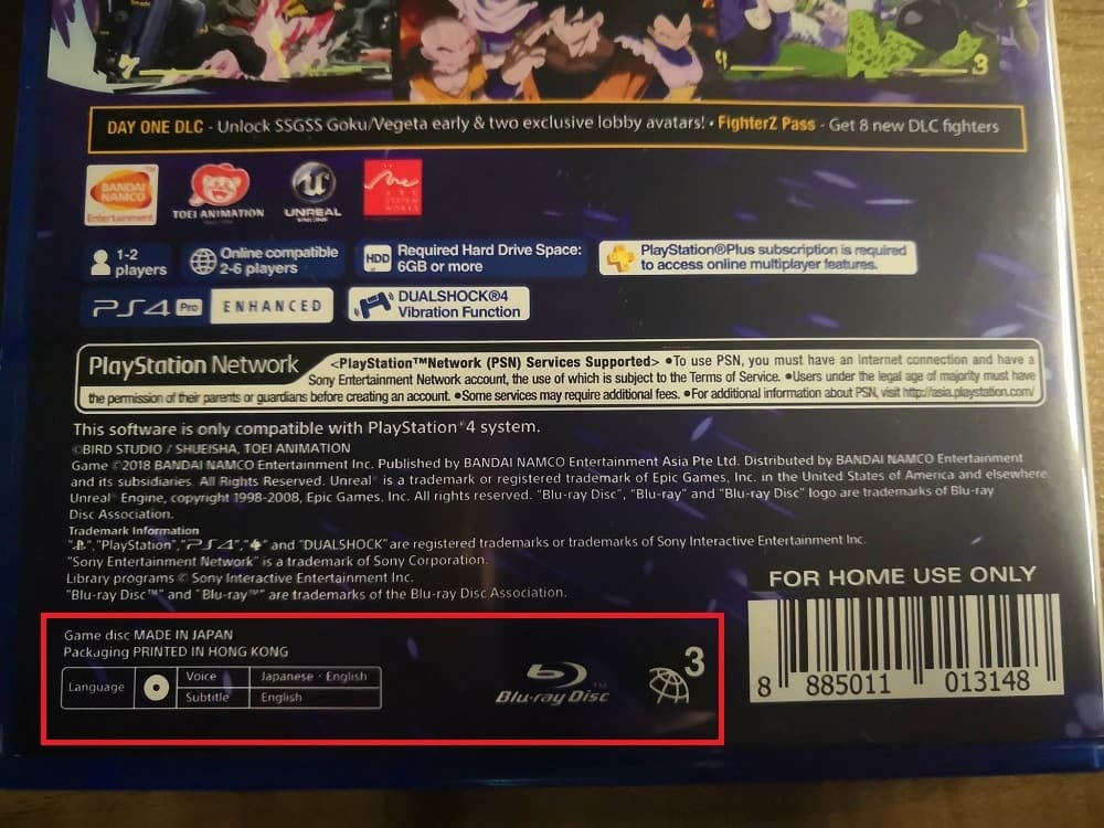 ریجن Region بازی های PS4