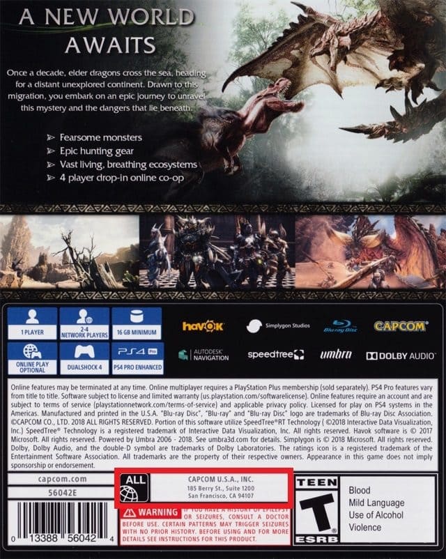 ریجن Region بازی های PS4
