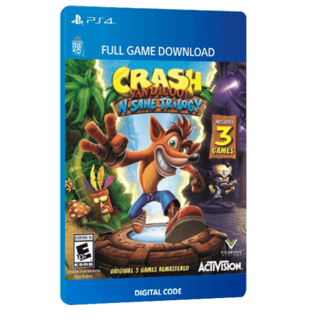 خرید بازی دیجیتال Crash Bandicoot N. Sane Trilogy