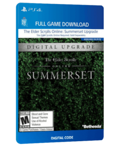 خرید بازی دیجیتال The Elder Scrolls Online Summerset Standard Edition Upgrade برای PS4