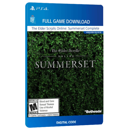 خرید بازی دیجیتال The Elder Scrolls Online Summerset Standard Edition برای PS4