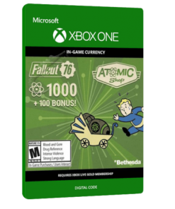 خرید بازی دیجیتال Fallout 76 - 1000 (+100 Bonus) Atoms