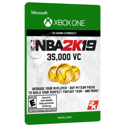 خرید بازی دیجیتال NBA 2K19 35,000 VC برای Xbox One