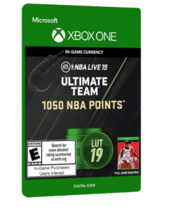 خرید بازی دیجیتال NBA LIVE 19 Ultimate Team 1,050 NBA Points برای Xbox One