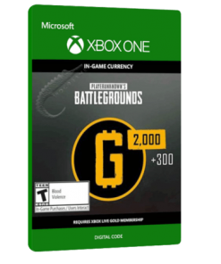 خرید بازی دیجیتال PlayerUnknown's BattleGrounds 2300 G-Coin Digital Token برای Xbox One
