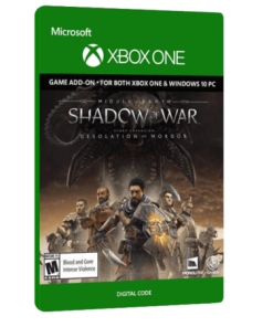 خرید بازی دیجیتال Middle earth Shadow of War Desolation of Mordor Story Expansion برای Xbox One