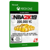 خرید بازی دیجیتال NBA 2K19 200,000 VC برای Xbox One